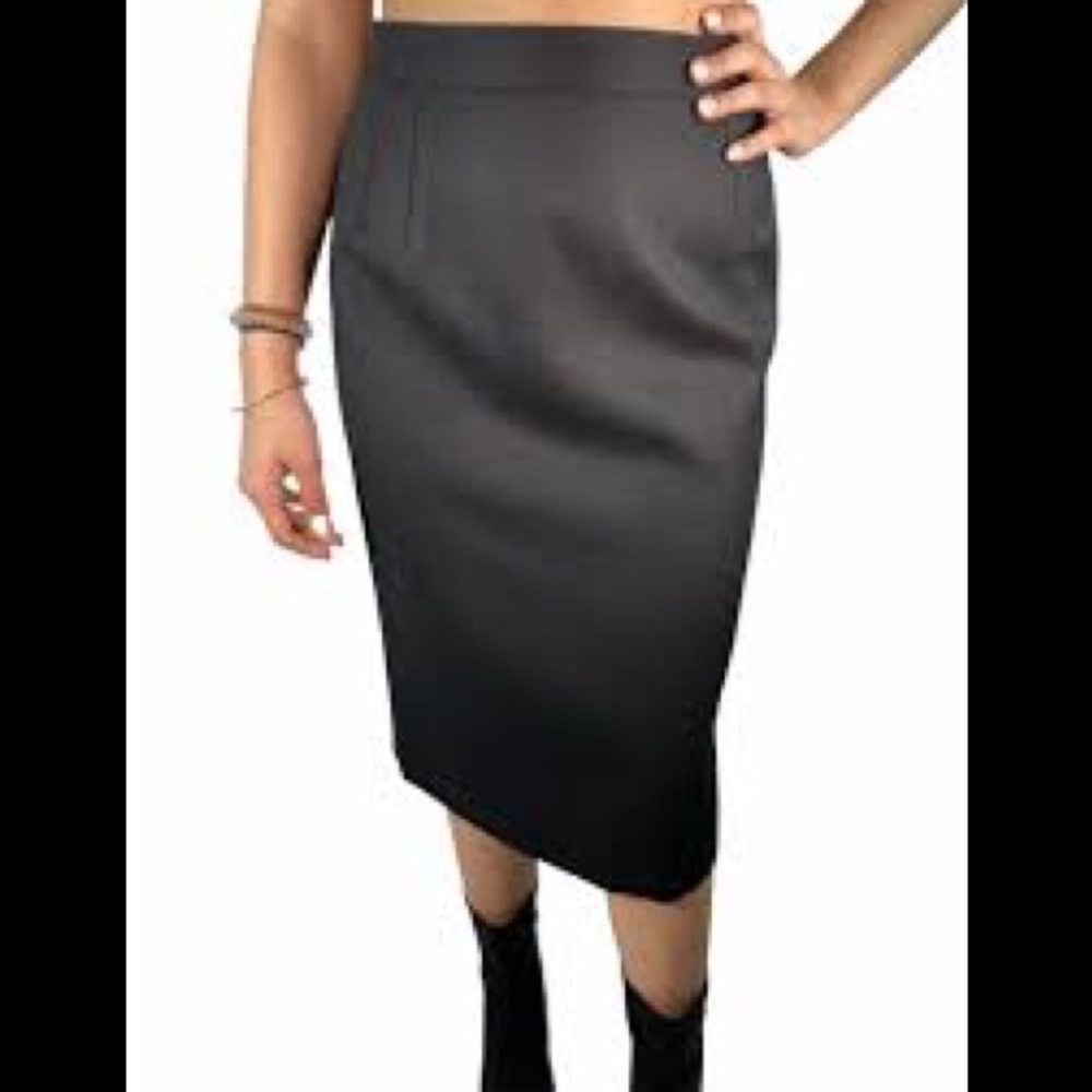 🎷TALBOTS 100% Wool Skirt Sz 10🌟Straight & Pencil Midi Skirt🌟Slit on Backside